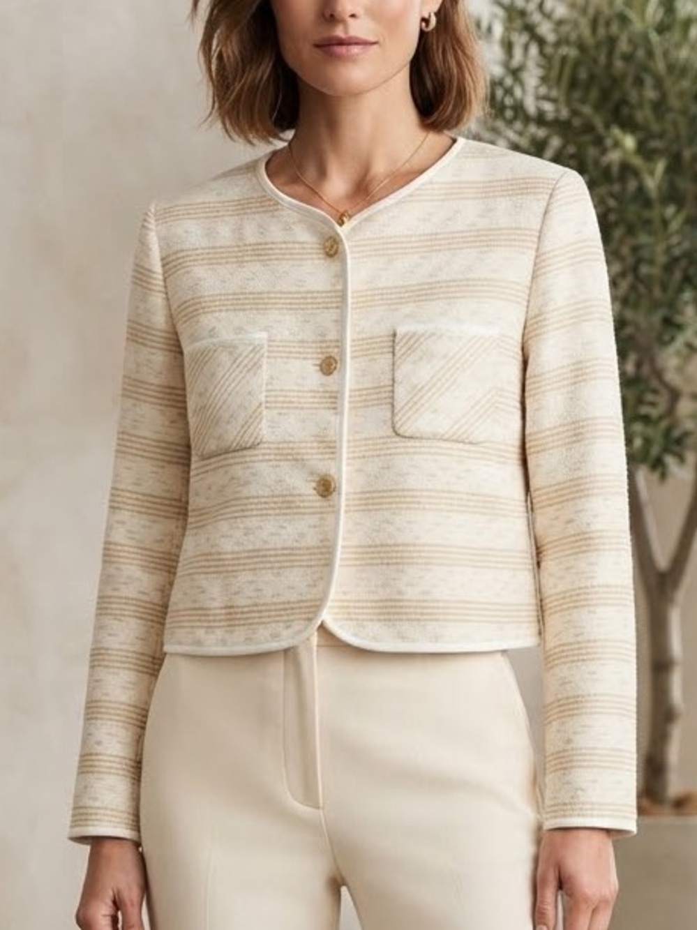 Women's Cream Jacket